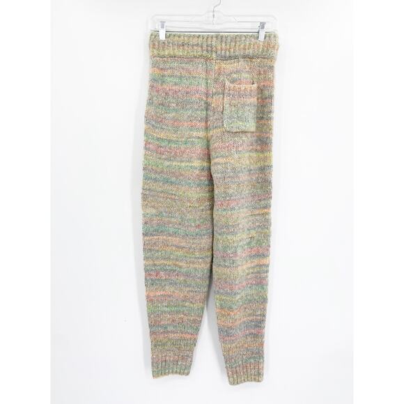 LoveShackFancy Olvera Autumn Rainbow Knit Wool Blend Jogger Lounge Pants XS NWT - Picture 5 of 7